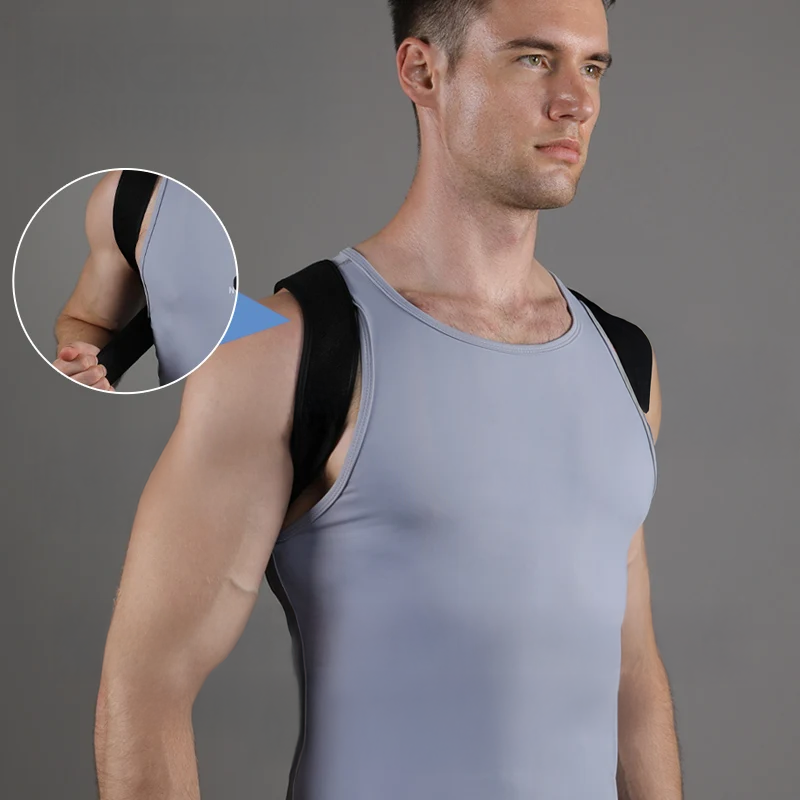 Correcteur de posture réglable à sangles croisées
