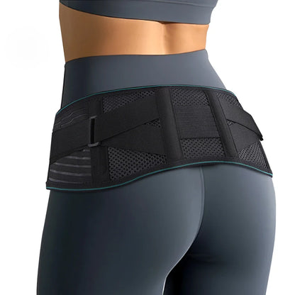 Ceinture dorsale lombaire réglable avec maintien renforcé