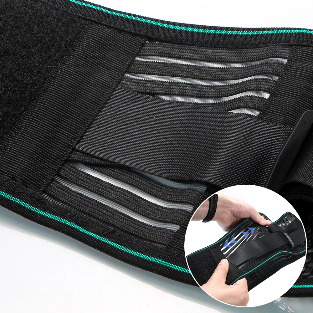Ceinture dorsale lombaire réglable avec maintien renforcé