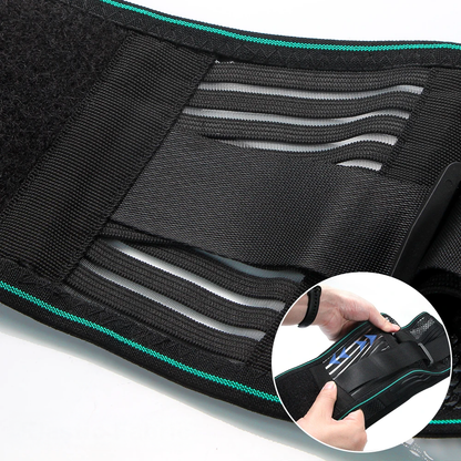 Ceinture dorsale lombaire réglable avec maintien renforcé