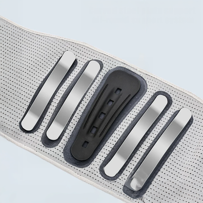 Ceinture dorsale lombaire réglable avec coussin de maintien ergonomique