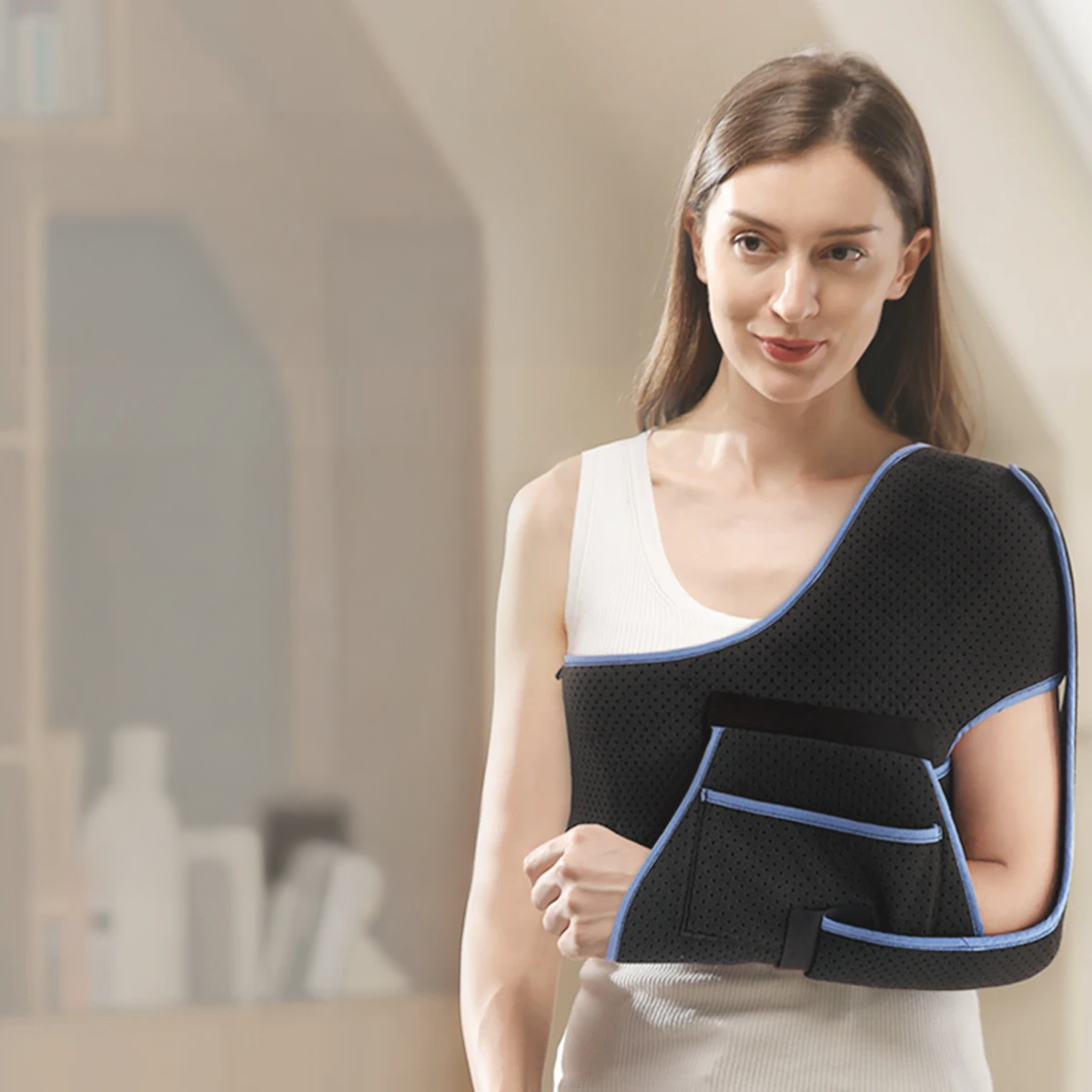Attelle bras épaule compatible avec les deux bras