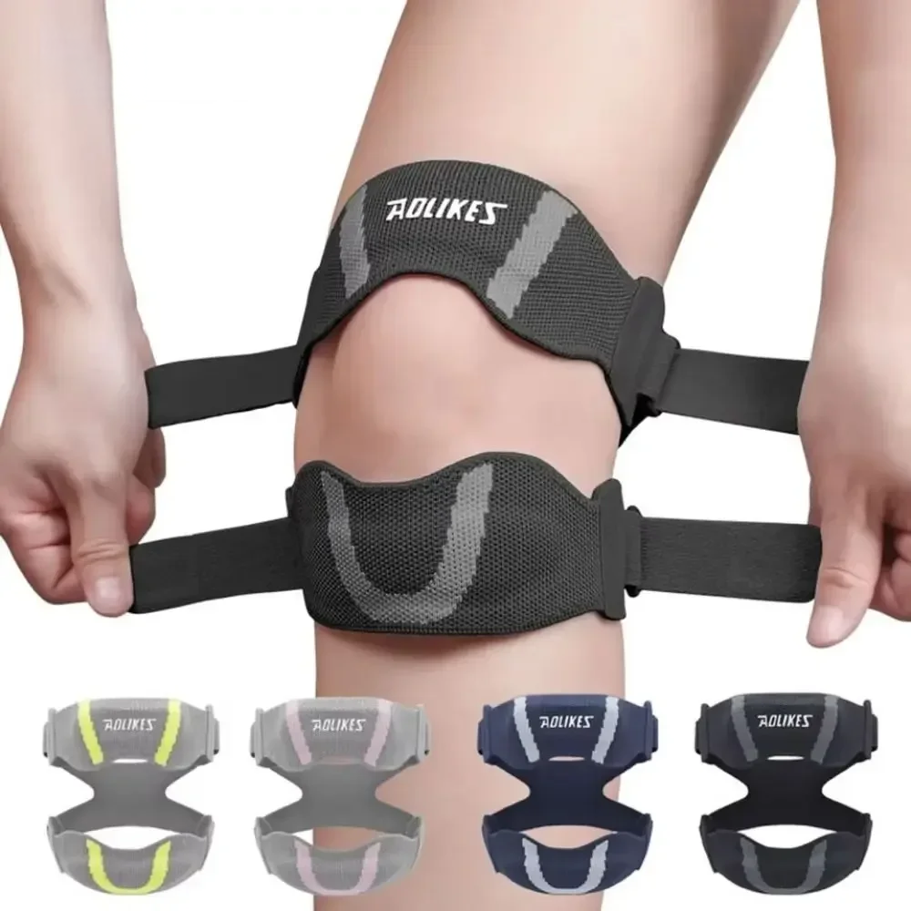 Strap genou rotulien à double sangle pour stabilisation rotule