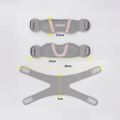 Strap genou rotulien à double sangle pour stabilisation rotule