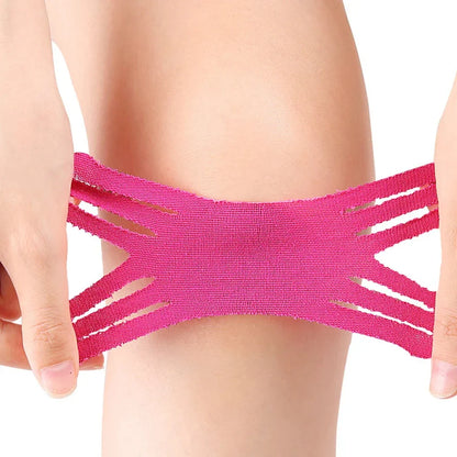 Strap genou kinésiologie adhésif pour soutien articulaire