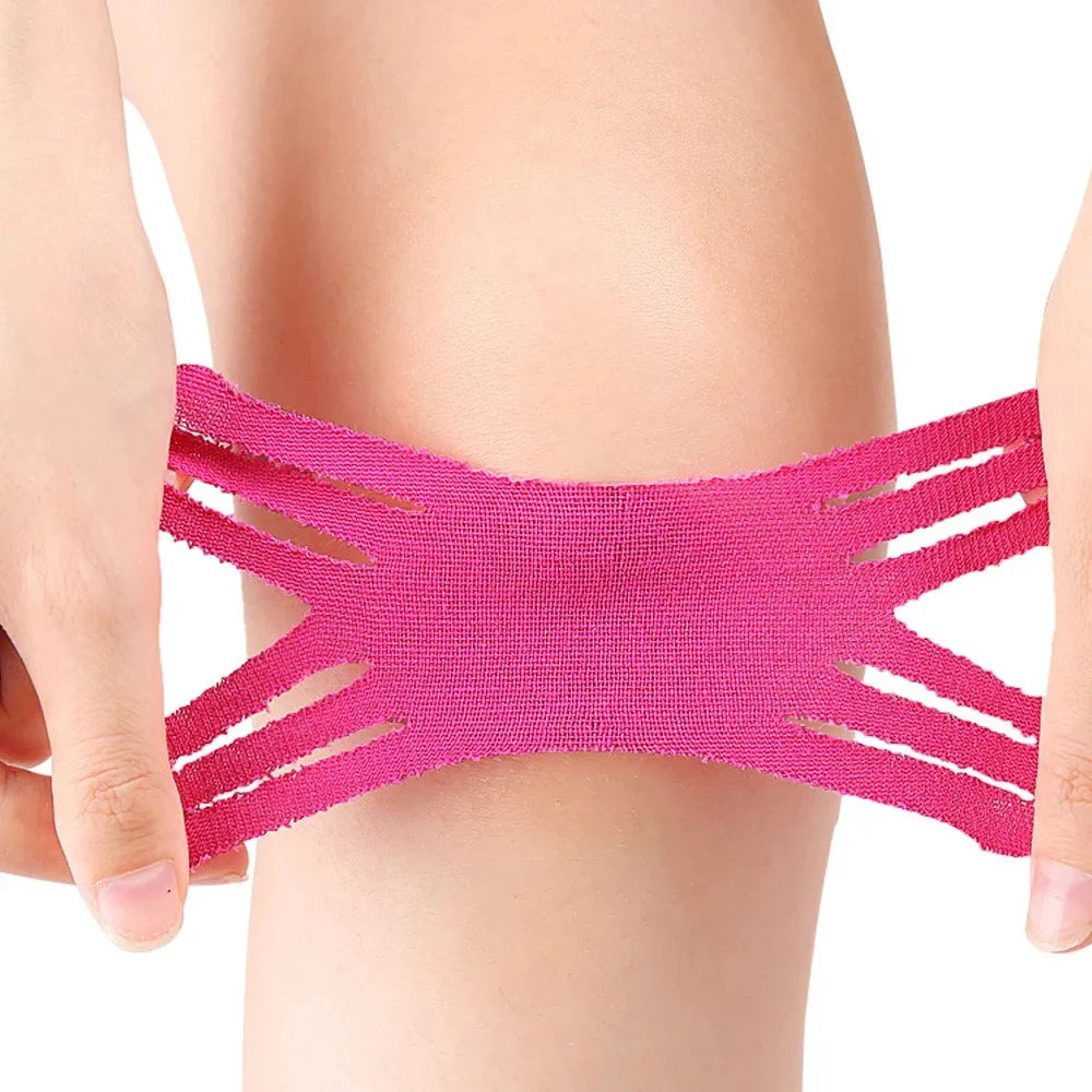 Taping genou arthrose kinésiologique adhésif pour soutien articulaire