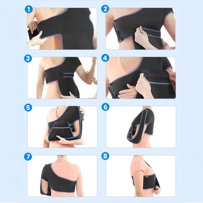 Attelle bras épaule compatible avec les deux bras