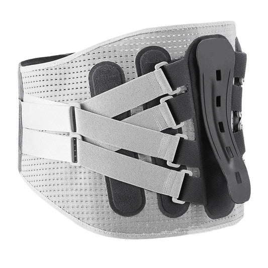 Ceinture dorsale lombaire réglable avec coussin de maintien ergonomique