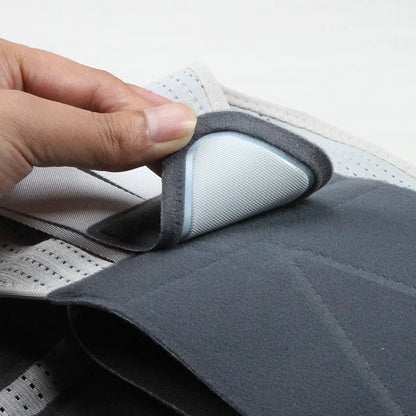 Ceinture dorsale lombaire réglable avec coussin de maintien ergonomique