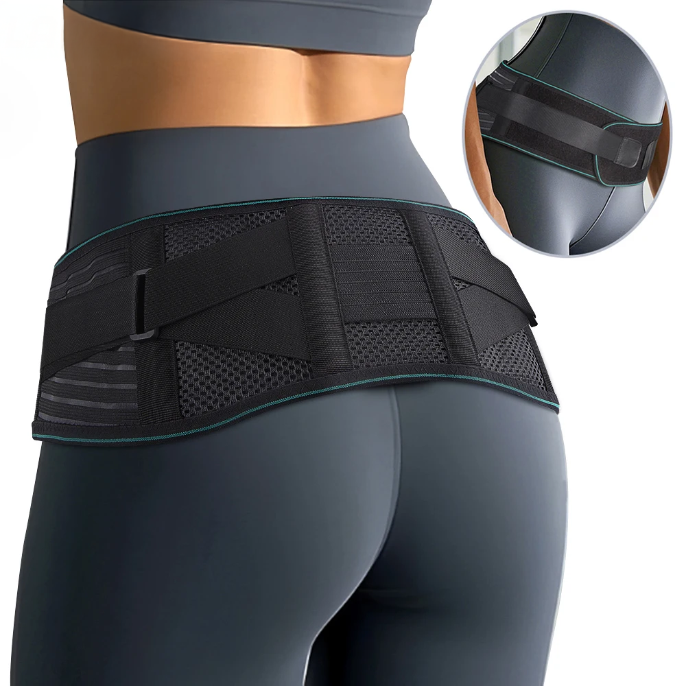 Ceinture dorsale lombaire réglable avec maintien renforcé