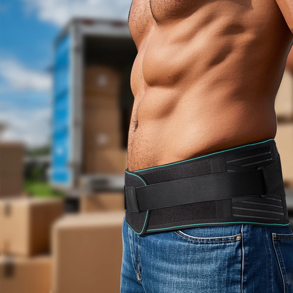 Ceinture dorsale lombaire réglable avec maintien renforcé