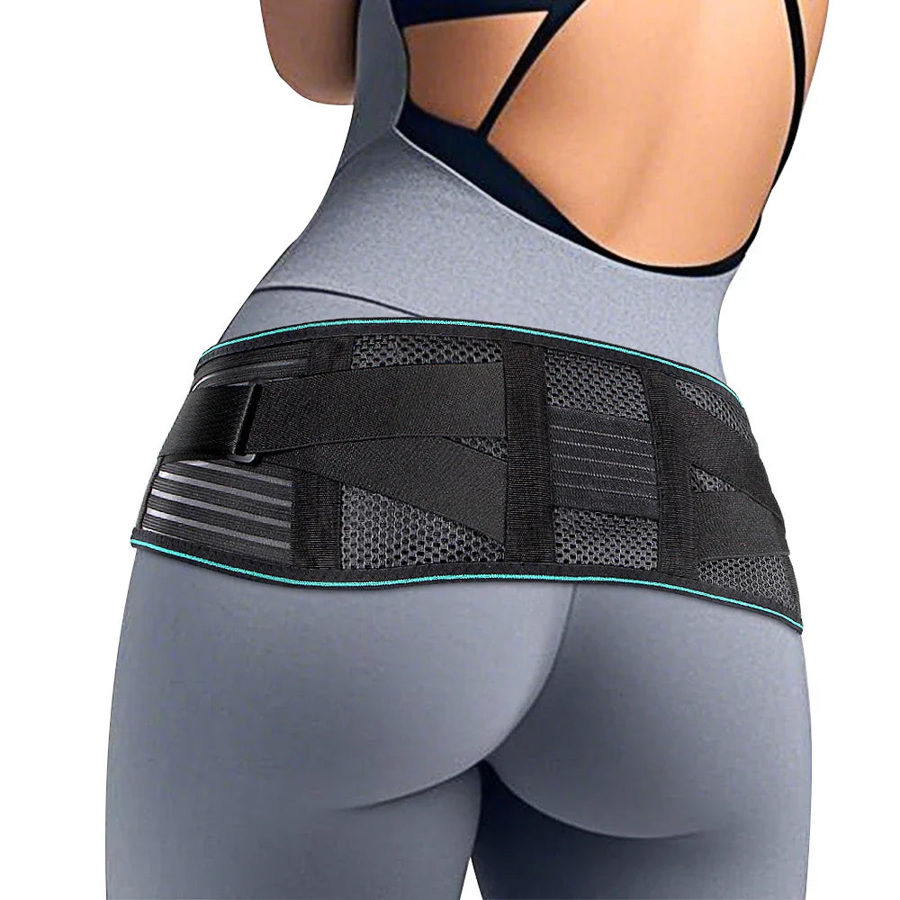 Ceinture dorsale lombaire réglable avec maintien renforcé
