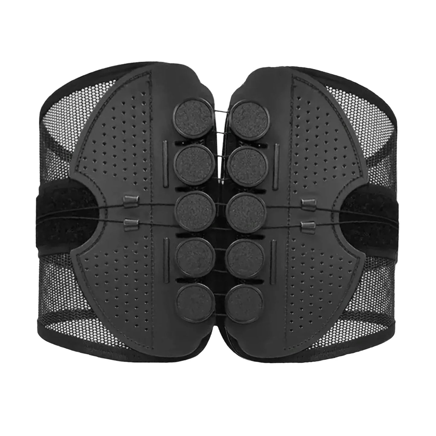 Ceinture lombaire à double traction avec système de serrage rapide