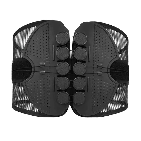 Ceinture lombaire à double traction avec système de serrage rapide