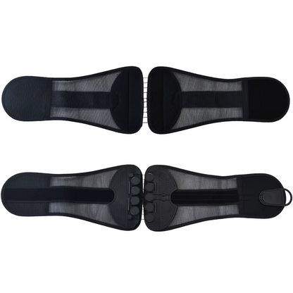 Ceinture lombaire à double traction avec système de serrage rapide