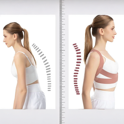 Correcteur de posture pour cyphose et maintien des épaules