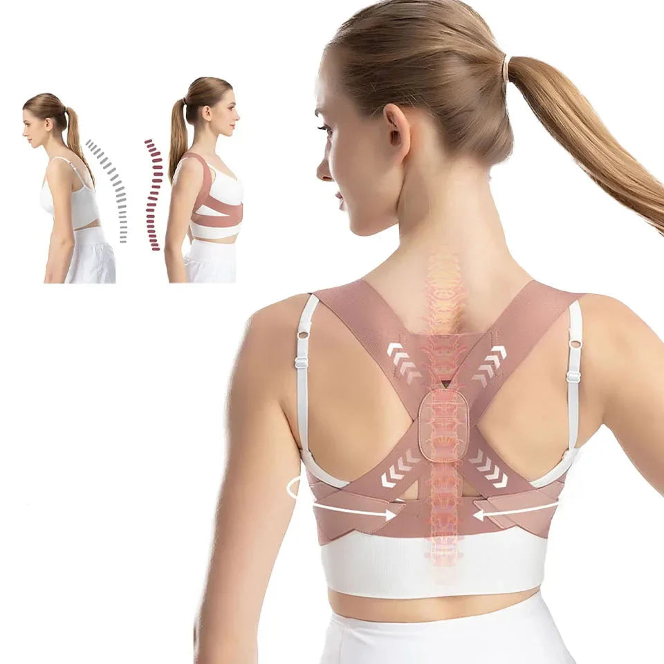 Correcteur de posture pour cyphose et maintien des épaules