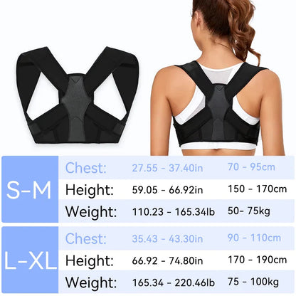 Correcteur de posture pour maintien dorsal optimal