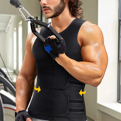 Corset correcteur de posture et de sudation pour homme