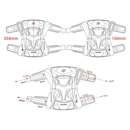 Genouillère moto