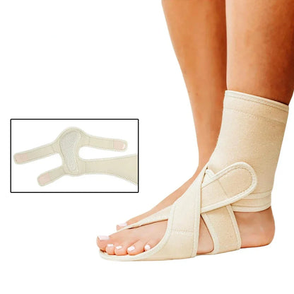 Orthèse pied et cheville en réglable avec sangles de maintien