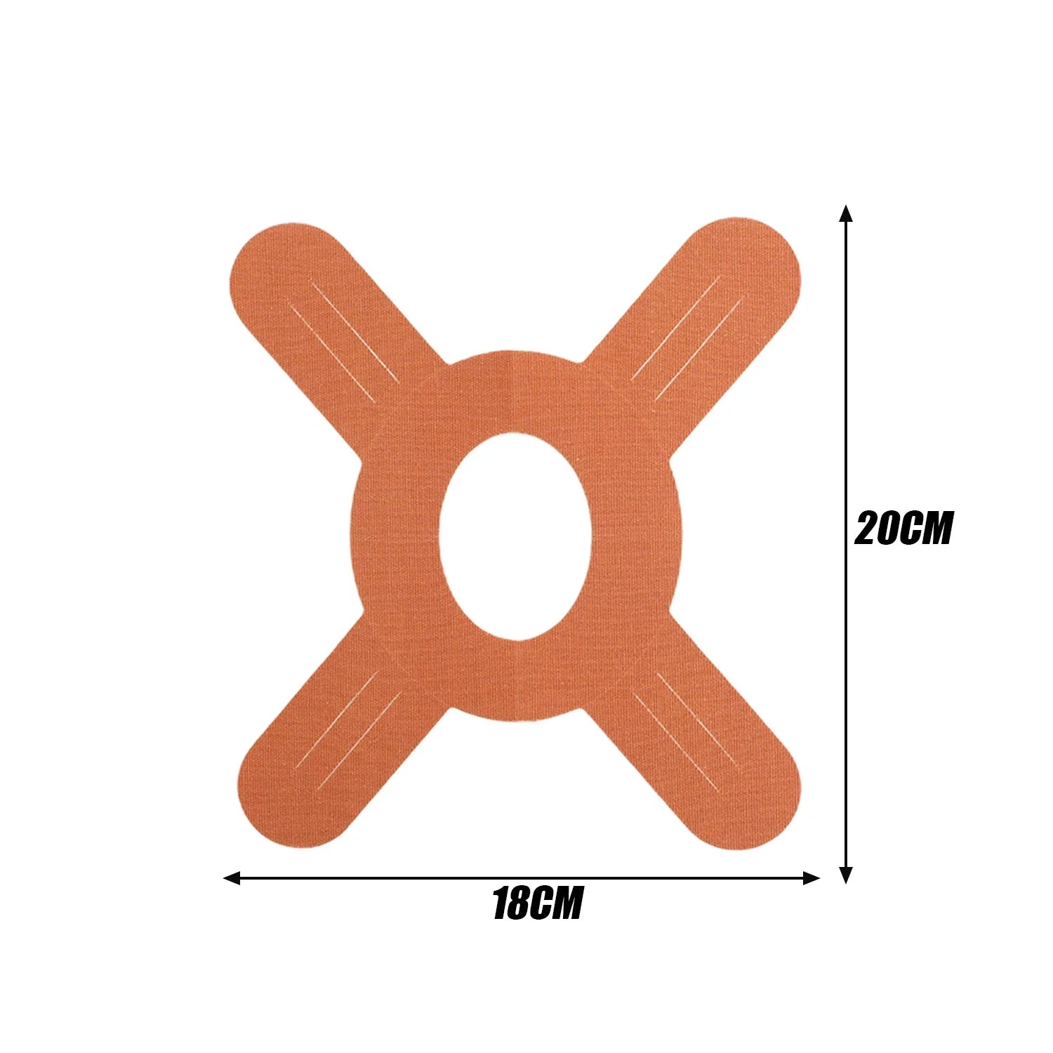 Strap genou kinésiologique pour maintien articulaire