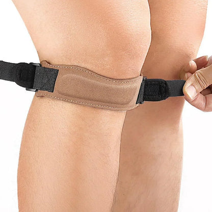 Strap genou rotulien réglable à compression ciblée