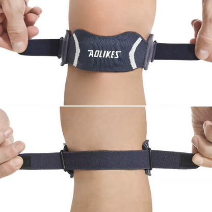 Strap genou rotulien réglable à coussinet