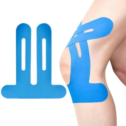 Taping genou arthrose bandes de kinésiologie prédécoupées
