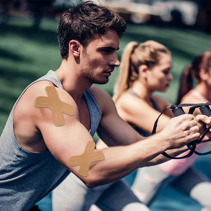 Taping genou arthrose kinésiologique adhésif pour soutien articulaire